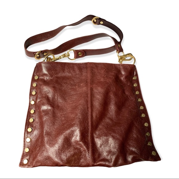 Sloane & Alex Women Red Leather Crossbody Bag with Dust Bag - Picture 2 of 7